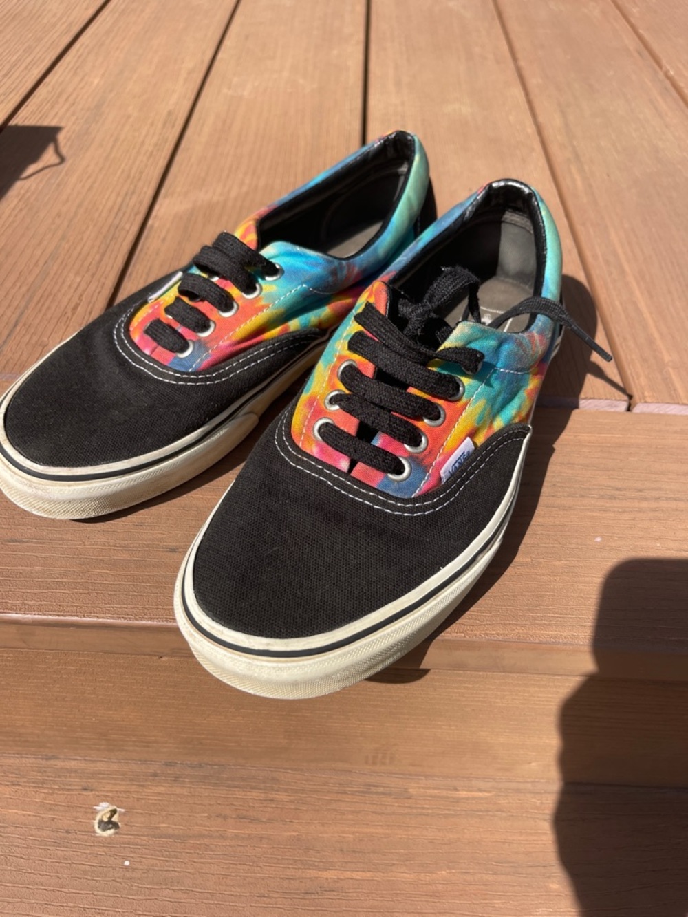 Vans Black Tie-Dye Low-Top Sneakers
